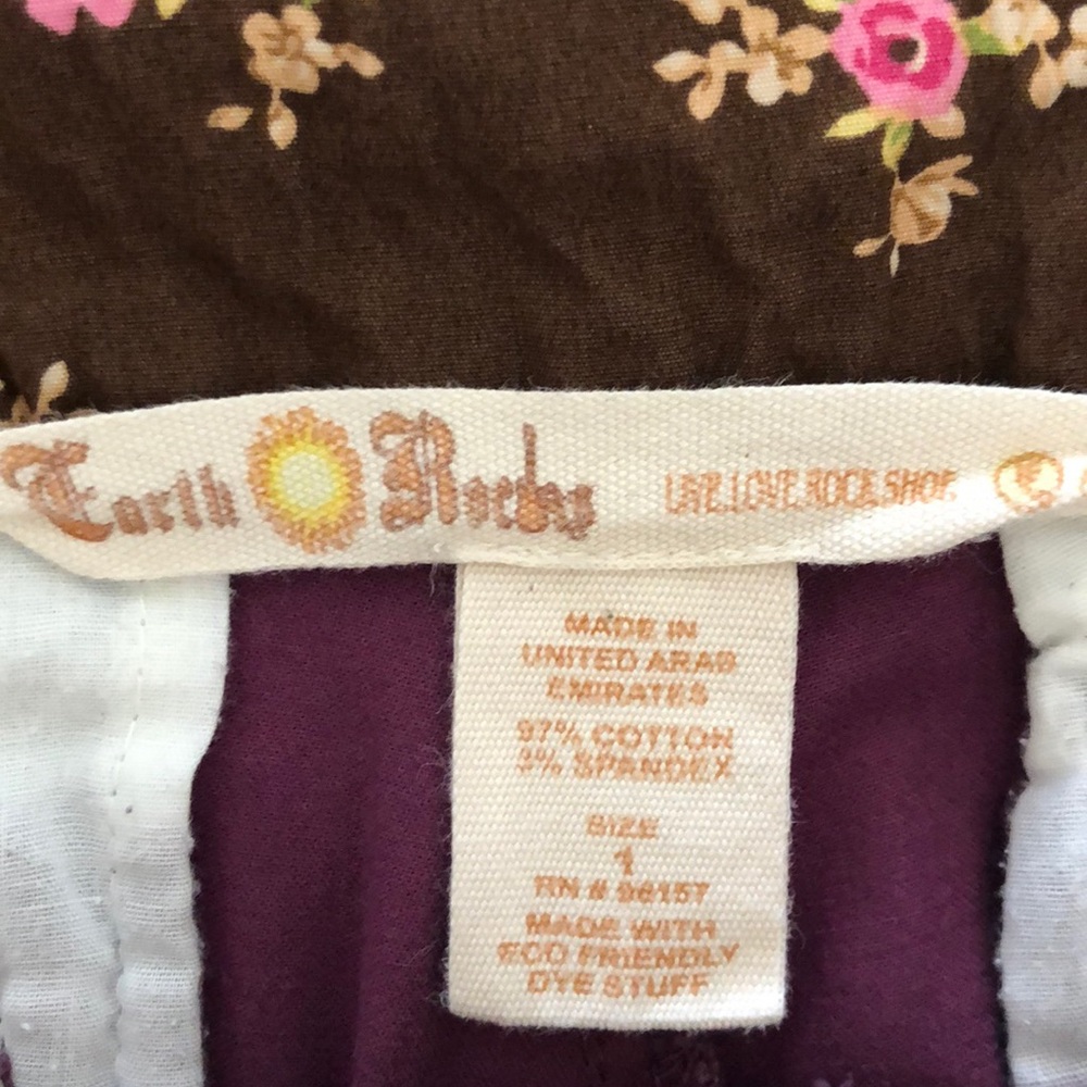 Earth Rocks Plum Pants - Picture 2 of 6